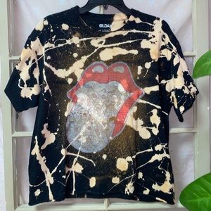 Grunge Rolling Stones lips T shirt!